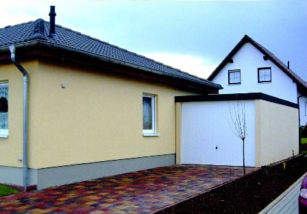 Fertiggarage Glattwand Stah